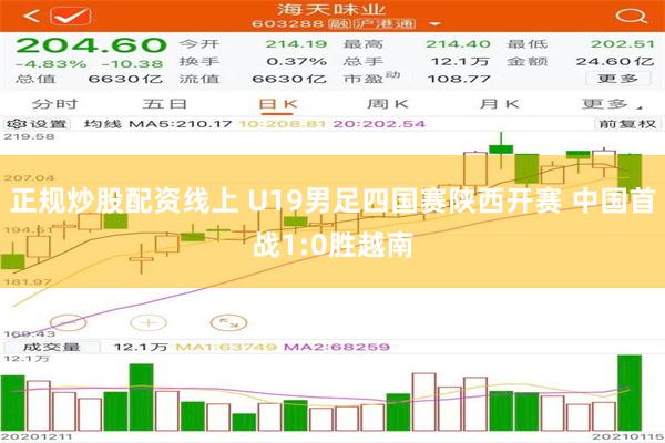 正规炒股配资线上 U19男足四国赛陕西开赛 中国首战1:0胜越南