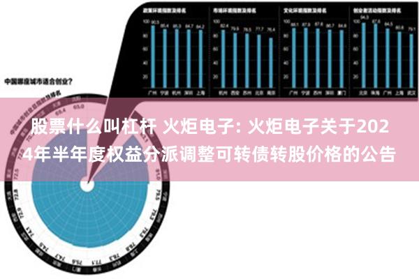 股票什么叫杠杆 火炬电子: 火炬电子关于2024年半年度权益分派调整可转债转股价格的公告